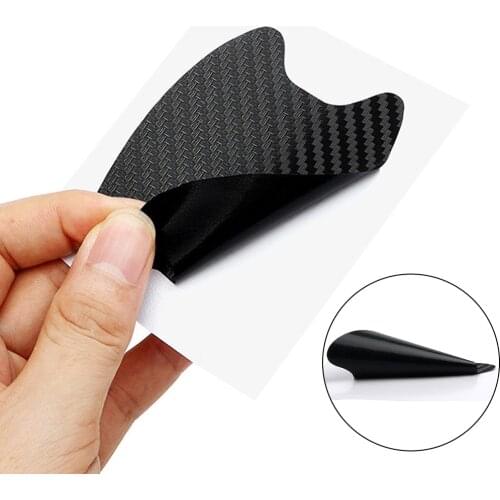 4Pcs/Set Car Door Sticker Carbon Fiber Scratches Resistant Cover Auto Handle Protection Film Exterior Styling Accessories