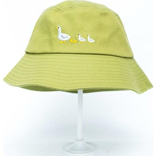 AMXILA Thin and breathable embroidered basin hat in summer