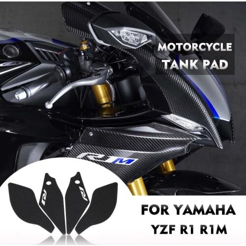 Tank Pad Motorcycle Fuel Tank Pad For Yamaha YZF R1 R1M YZFR1 2020 - 2021 Non-slip Knee pad Grip pad Fuel Tank Stickers