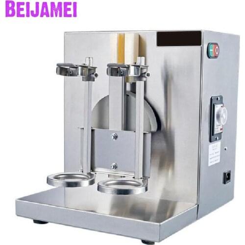 Beijamei milk tea shop double head rocking machine stainless steel milk shaker machine electric tea shaking machine