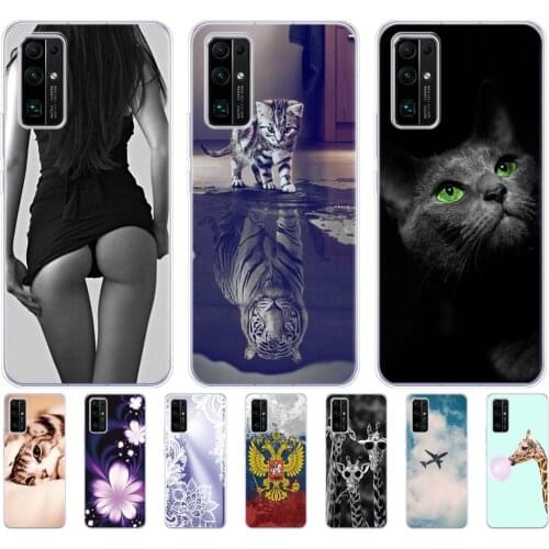 For HONOR 30 Case BMH-AN10 Etui Soft Silicon TPU Back cover for Huawei Honor 30 Pro + coque on Honor30 Pro Plus EBG-AN10 fundas