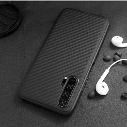 For Huawei Honor 20 Pro Case Ultra-thin Soft TPU Carbon Fiber protect Back Cover Case for Huawei Honor 8X 8C 9i 10i 20i V20 play