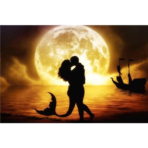 Mermaid Night The wooden puzzle 1000 pieces ersion jigsaw puzzle white card adult childrens educational toys