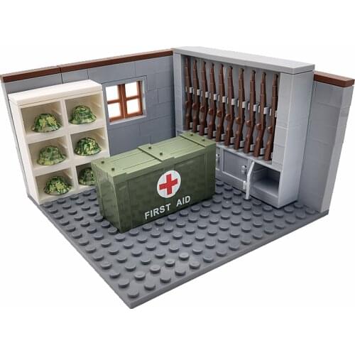 Army Military WW2 Blocks Weapons Toys Hobbies for Boys MOC Building Bricks Parts Compatible Friends Classic Blocks Birthday Gift