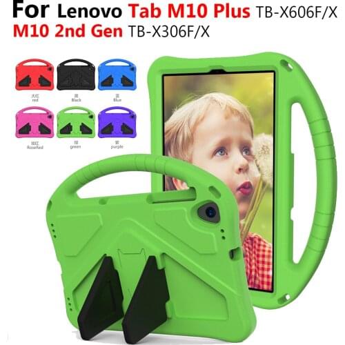 Kids Safe EVA Foam Portable Hand Holder Shockproof Stand Tablet Cover For Lenovo Tab M10 FHD Plus 10.3 inch TB-X606F X306 Case