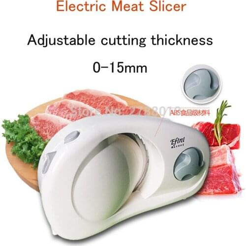 Electric Meat Slicer Meat Shredding Machine Household Meat Cutting Machine with blade 0-15mm Meat Grinder