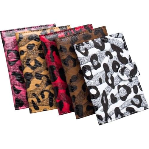 Etaofun New Arrival Leopard Passport Case Girls Travel Wallet For Documents Fashion Passport Cover Women Passport Holder ID Card