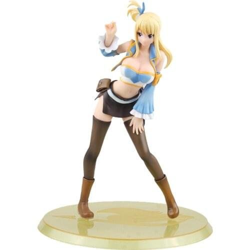 FAIRY TAIL Figure Action Figures Lucy Heartfilia Quality Assurance Modle 10inch ABS Figma Figurine Star Spirit Slayers Toys
