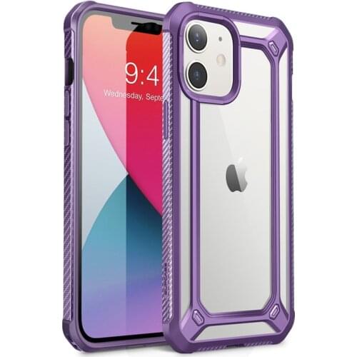 For iPhone 12 Mini Case 5.4 inch (2020) SUPCASE UB EXO Series Premium Hybrid Protective Clear PC + TPU Bumper Case Back Cover