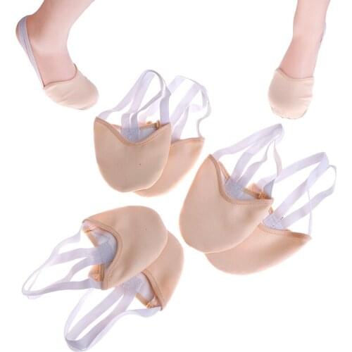 Half length gymnastic shoes child adult Gymnastics pig skin sole Shoes