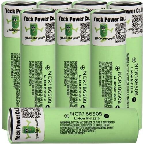 NCR18650B 3400MAH 3.7V 18650 battery li-ion batteries lithium rechargeable flat top / 18650 charger fast 4 slots