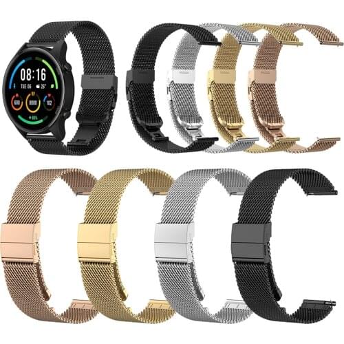 Milanese Metal Mesh Strap Band For Xiaomi Mi Watch color sports edition Stainless Steel Watchband Wristband Belt Bracelet