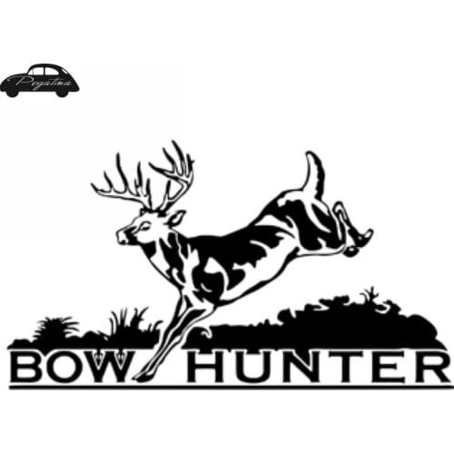 Hunt Buck Decal Bow Hunter Sticker Hunting Club Car Window Vinyl Decal Funny Poster Motorcycle