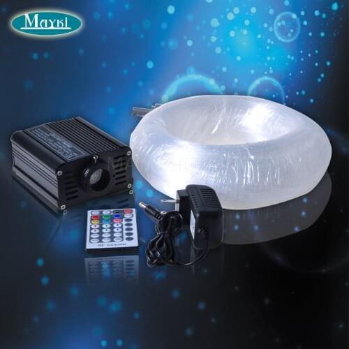 Maykit Cheap Price Interior Design Decoration RGB Fiber Optic Cafe Bar With 348 End Lit Lights Star And Led Light Engine