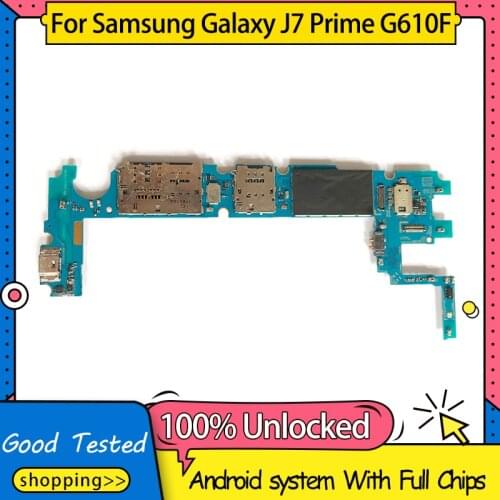 Original Used For Samsung Galaxy J7 Prime G610F G615F Motherboard,unlocked For Samsung Galaxy J7 Prime Logic Board Mainboard