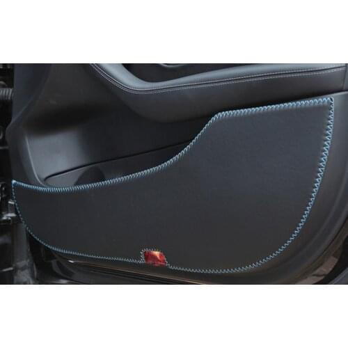 Fit For Luxgen U5 U6 U7 M7 S3i S5 SUV MPV MG 3 6 GT GS ZS MG3 MG3SW MG5 MG6 eMG6 Leather car door Anti-Kick pad mats protector
