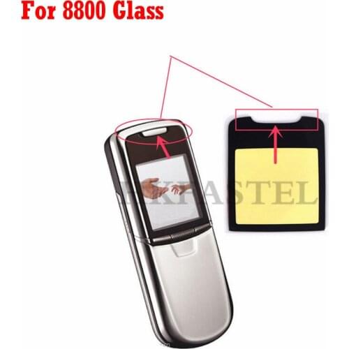 HKFASTEL high quality LCD Mirror For Nokia 8800 housing Mirror Display Screen Lens Protective Glass + Glue