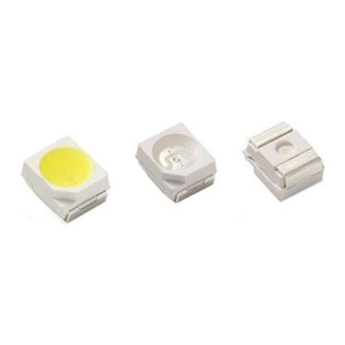 100PCS 3528 WHITE 7-8LM SMD LED TRUE WHITE 6000-7000K / NATURAL 4000-5000K / WARM 2800-3200K / COOL 9000-13000K high bright