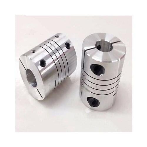 2PCS 5*12mm D25 L30 Coupler Flexible Shaft Coupling CNC Stepper Motor Encode