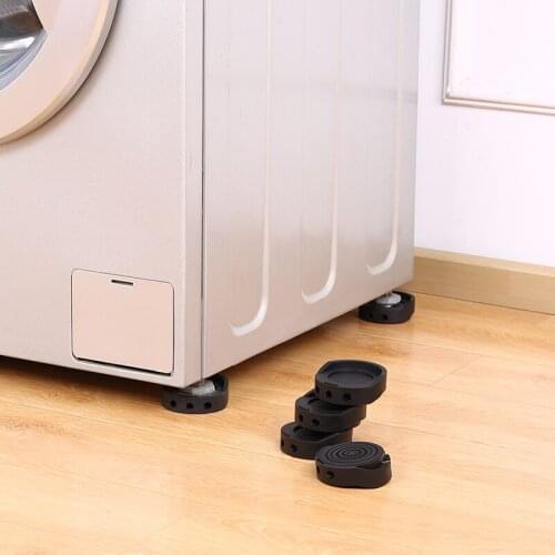4Pcs Anti-Slip Anti-Shock And Noise-Reducing Washing Machine Pad Dryer Universal Fixed Pad
