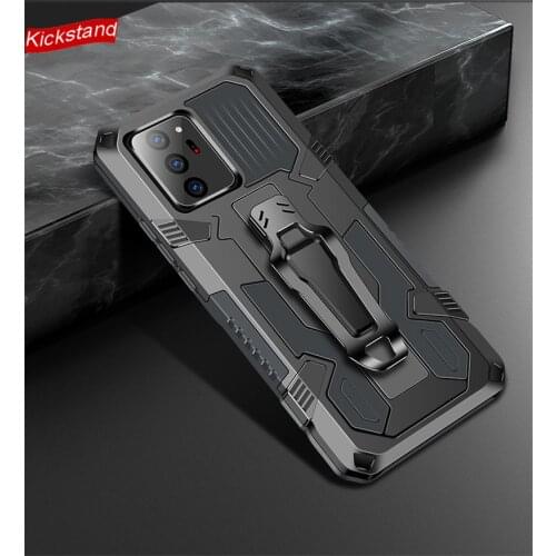 Kickstand Case for Samsung Galaxy A51 A52 A70 A71 A72 M01 Core M02 M21 M30S Cover Armor Shockproof Hybrid Shell Belt Phone Bag