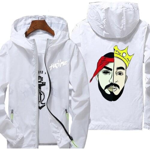 Hajime Miyagi Andy Panda Jacket Spring Autumn reflective zipper Windbreaker waterproof Jackets men street casual thin Coats