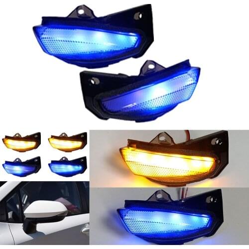 Dynamic LED Turn Signal Sequential Side Flowing Water Mirror Indicator Flasher Lights For Toyota Corolla Hatchback 2019-2020