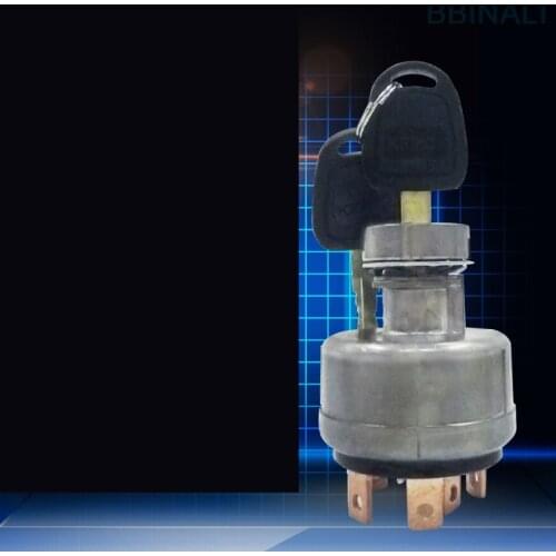 For Daewoo Doosan DH220-5 225-7 300 Excavator Ignition switch electric door lock key start Excavator Accessories