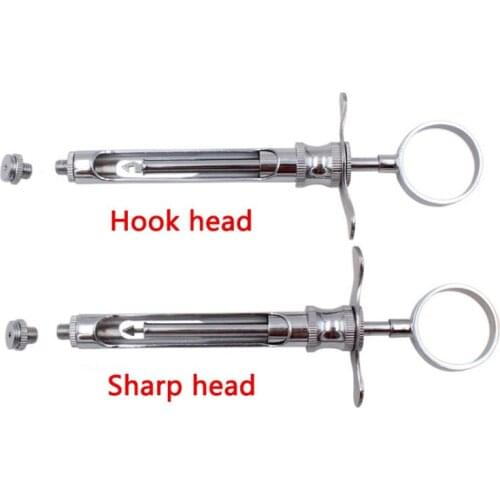 Stainless Steel Dental Instrument Aspirating Syringe Cartridge 1.8ML Dentist Oral Cavity Surgery Safe Healthy Tool