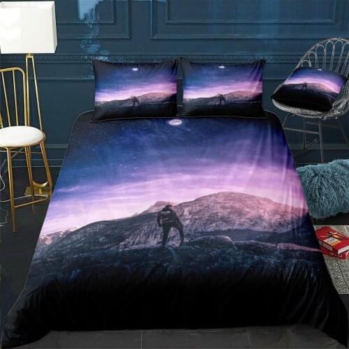 Being free Quilt Cover Pillowcase 3Piece Comforter Bedding Set With Pillow Case Single Double Duvet Cover Home Decora