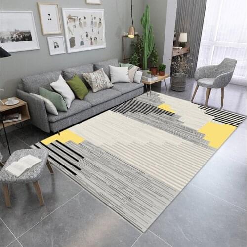 Nordic Modern Print Carpet Bedroom Bathroom Home Door Mat Polyester Rug And Carpets For Living Room Floor Child Kids Play Mat