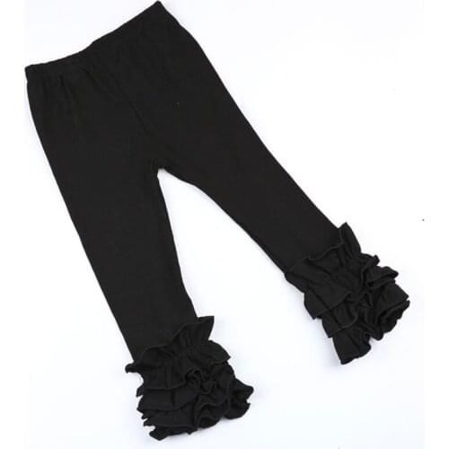 Girls Triple Ruffle Leggings,Baby Girl double ruffle leggings,Toddler ruffle pants,Infant knit leggings,baby Girls fall pants