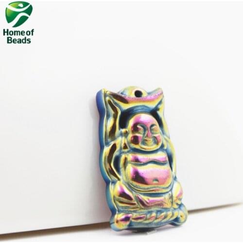 Fashion hot sale hematite rainbow Figure pendant accessories diy accessories (20 pieces) HP1162