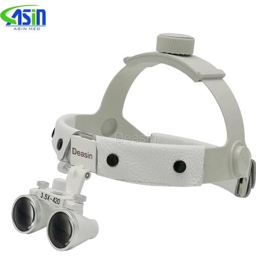 Free shipping 3.5 x headset Dental Loupe magnifier Head wear surgical loupes surgeon medical enlarging lens surgical magnifier