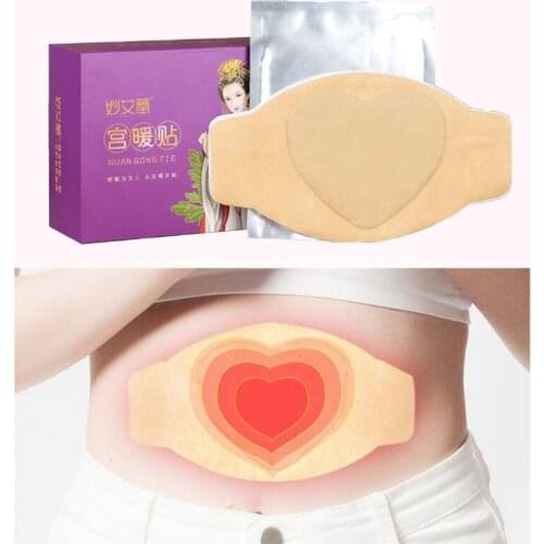 10PCS Self Heat Massager Motherwort Argy Wormwood Relieve Dysmenorrhea Period Pain Hot Pack Smokeless Moxibustion Natural Herb