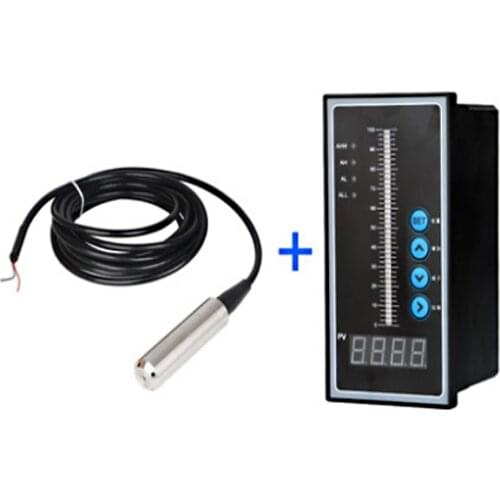 Input type liquid level transmitter water tank water level with 220VAC power supply light column display instrument controller