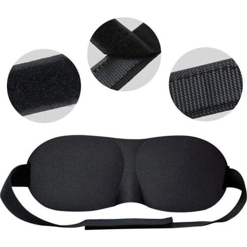 Natural Sleeping Eye Mask Soft Portable Blindfold Travel Eyepatch Night Eyeshade Unisex