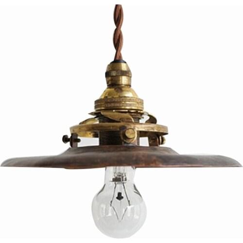 Industrial Vintage LED Pendant Light Antique Brass Hanging Lamp Dining Room Bar Loft Decor Home Lighting Indoor Luminaire