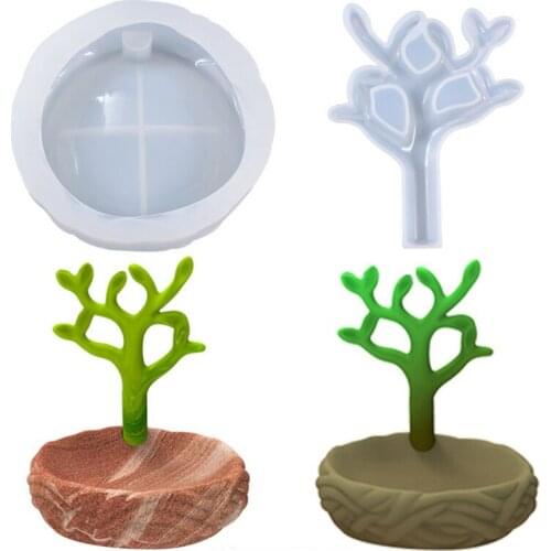 DIY Crystal Epoxy Creative Leaves Silicone Mold Jewelry Fillings Accessory Handmade Cabochon Storage Box Mould Resin Craft