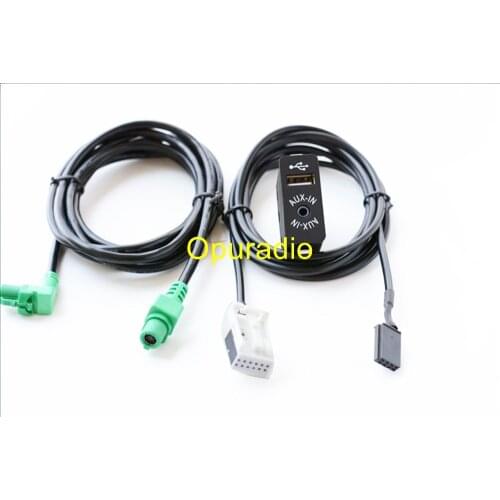 Brand new Opuradio GPS Navigation cable USB AUX in Plug Socket Harness Adapter for BMW E39 E46 E38 E53 X5 Z4 E70 Car radio