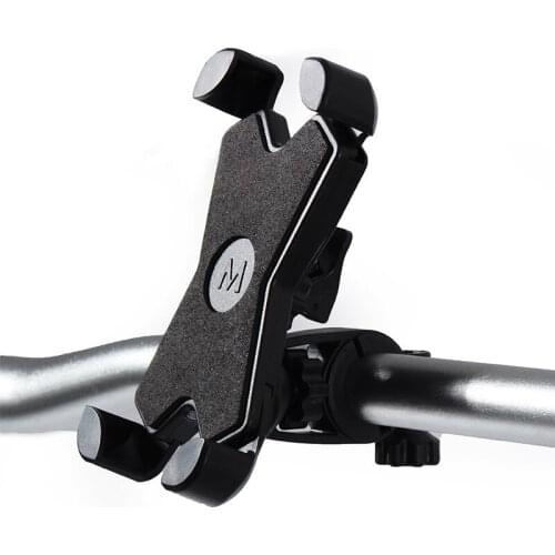 Universal Motorcycle Handlebar Rail Mount Cell Phone Holder Grip Stand for iPhone XS, XS-Max, XR for Samsung Galaxy S9/9 Plus