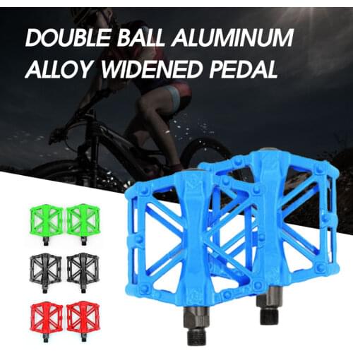 Mountain Bike Bicycle Pedals Cycling Ultralight Aluminium Alloy 2 Bearings MTB Pedals Bicicleta Bike Pedals Flat BMX Wide Pedals