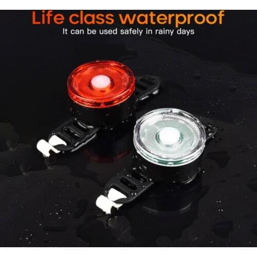 Bicycle Cycling Lights USB Rechargeable Taillights LED Safety Warning Bicycle Lights Bicycle Tail Bicycle Accessories Light