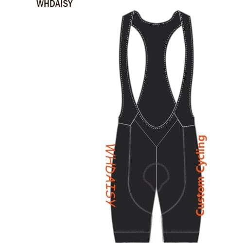 WHDAISY Customized Cycling Bib Shorts with Sponge Pad High Elastic Pro Road Bike Clothes Bottom Men