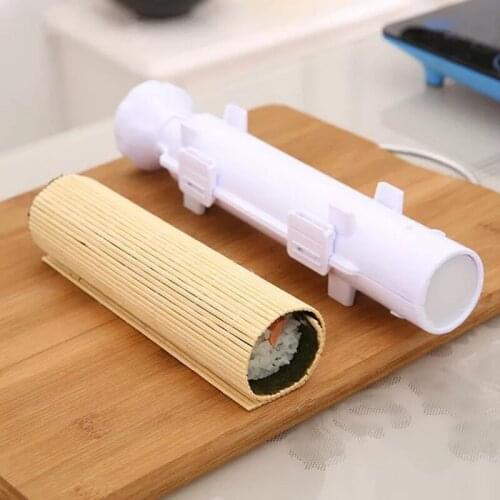 1pcs Sushi Maker Roller DIY Sushi Making Machine Vegetable Meat Rolling Tool Rice Mold Sushi Bazooka Kitchen Sushi Tool