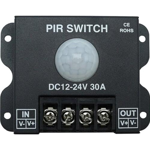10pcs a lot, 30A LED PIR Sensor switch