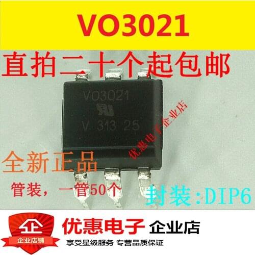 10PCS VO3021 DIP6 new original