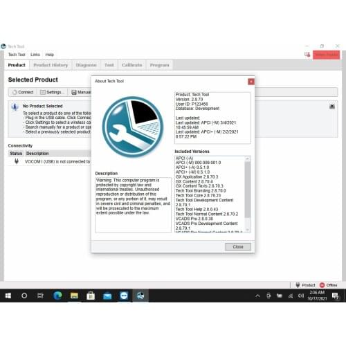 Premium Tech Tool 2.7.116 PTT \ VCADS Development+Devtool for Volvo+Online Install ( Support North America Truck)
