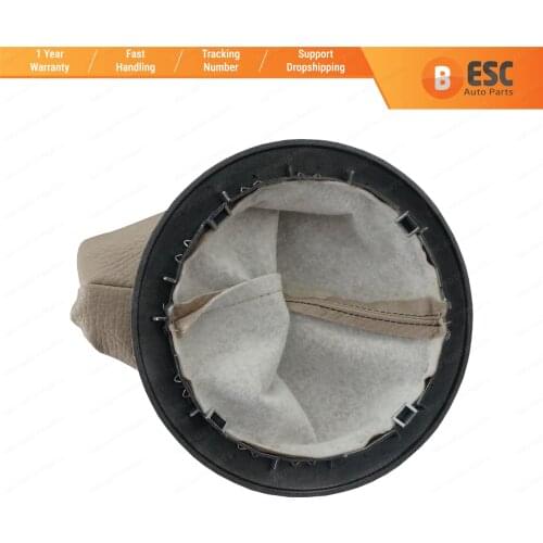 ESC ESP550 Gear Shift Stick Boot Beige Chrome 8200454976 For Renault Megane 2