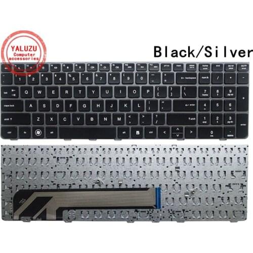 New for HP Probook 4535S 4530S 4730S US Keyboard Silver Black